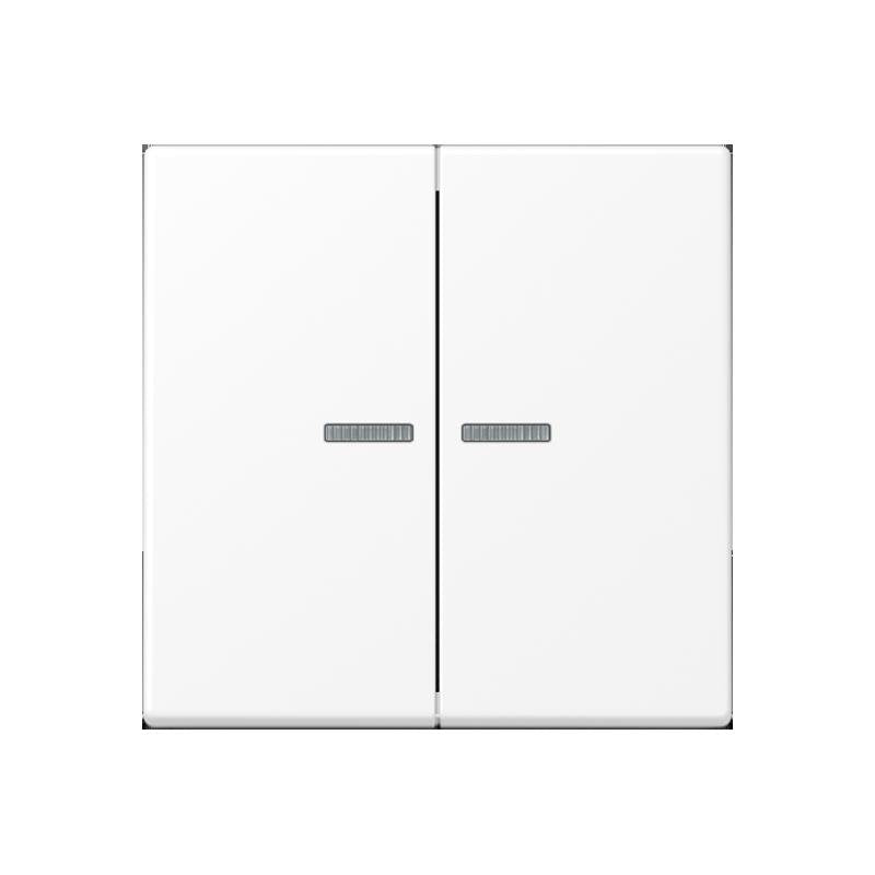 Jung - Bedienelement intelligent Taster 2fach BT A 17102 WWM JUNG HOME