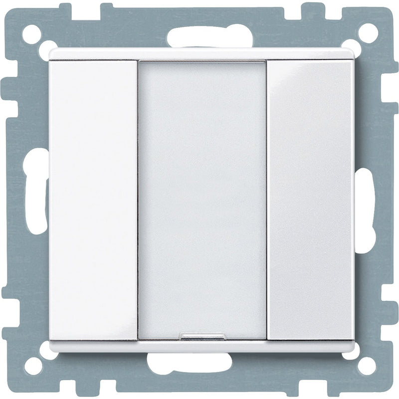 Schneider Electric - Bussystem-Tastsensor Taster 1fach plus MTN617125 aktivweiß − 1 Stück