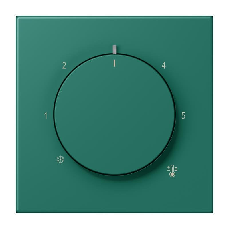 Jung - Abdeckung/Bedienelement für Installationsschalterprogramme Abdeckung für Thermostat LC 1749 BF 216 vert anglais (32040)
