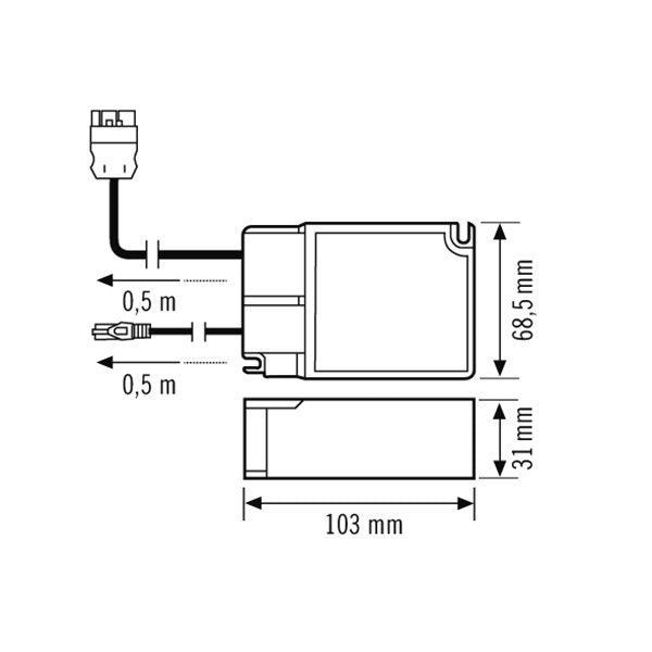ESYLUX - Steuergerät für Leuchten Betriebsgerät EQ10127809