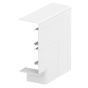 OBO Bettermann - Flachwinkel für Geräteeinbaukanal Flachwinkel GK-FH53130RW Haubenformteil