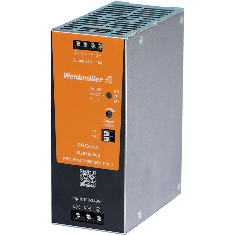 Weidmüller - Gleichstromversorgung Wechselstromversorgung PRO ECO 240W24V10AII