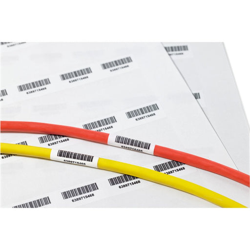 HellermannTyton - Kabelmarkierungssystem Etiketten TAG137LA4-1104-WHCL 31,75x22,86x67,7mm