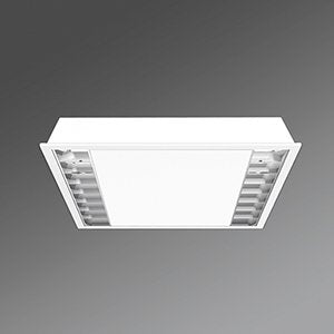 Regiolux - Decken-/Wandleuchte LED-Decken-Einbauleuchte UEX625/4000lm840ETvw Alu-Parabolraster