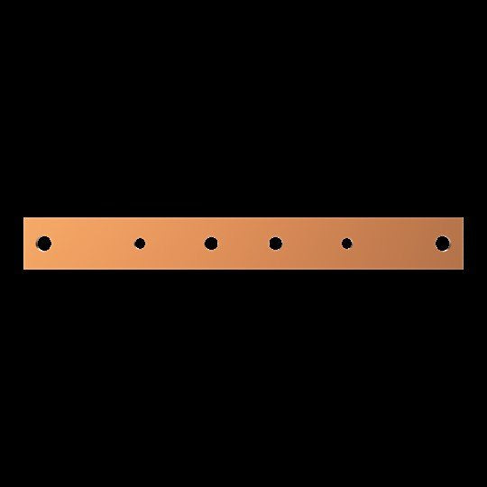 Striebel&John - Sammelschiene Kupferschiene ZX1110 40x10mm L:350mm