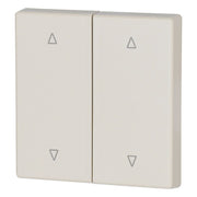 Eaton - Abdeckung/Bedienelement für Installationsschalterprogramme Wippe 2-fach CWIZ-02/52 creme glänzend Jalo