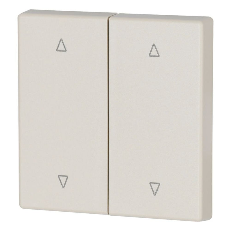 Eaton - Abdeckung/Bedienelement für Installationsschalterprogramme Wippe 2-fach CWIZ-02/52 creme glänzend Jalo