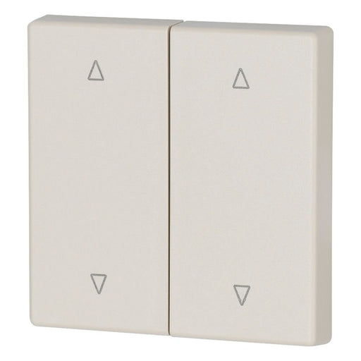 Eaton - Abdeckung/Bedienelement für Installationsschalterprogramme Wippe 2-fach CWIZ-02/52 creme glänzend Jalo − 1 Stück by E

