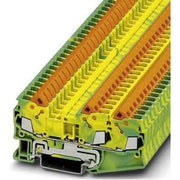 Phoenix Contact - Schutzleiter-Reihenklemme Durchgangsreihenklemme QTC 2,5-TWIN-PE − 50 Stück