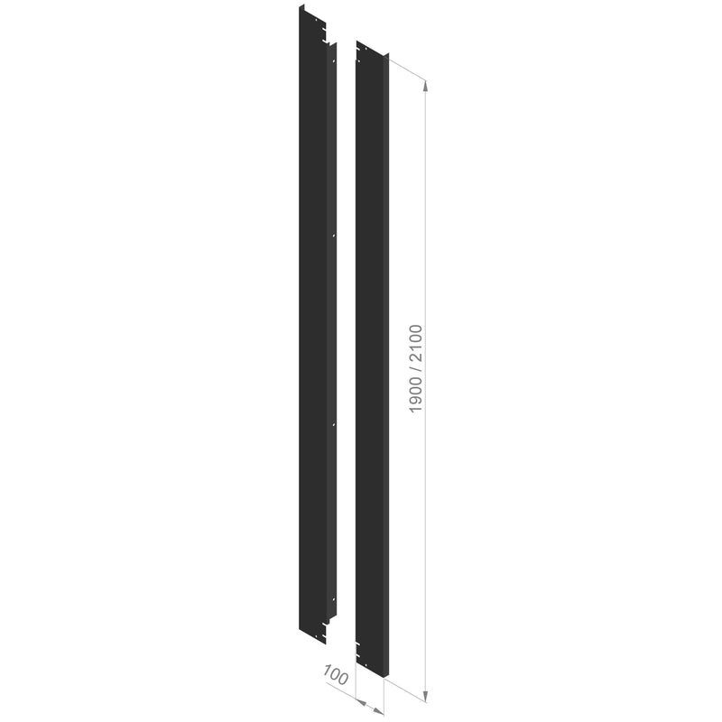 Enoc - Montagezubehör (Schaltschrank) Sichtschutzblende ISS 820 X1-S 1900x100 mm