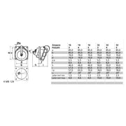Bals Elektrotech - CEE-Anbausteckdose (IEC 60309) Anbausteckdose geneigt 32A 12700 4p 400V 6h IP67