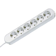 Bachmann - Mehrfachsteckdose Tischsteckdose 6f. 381.247K 1,50m ws