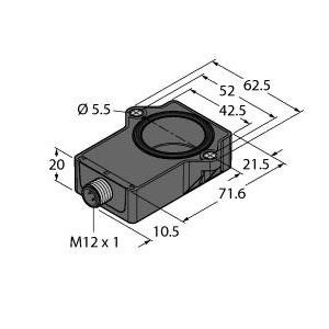 Turck - Drehgeber Miniatur Drehgeber RI90P1QR20LU4X2H1141 mit Analogausgang − 1 Stück
