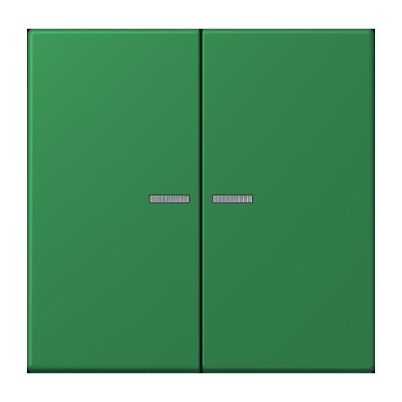 Jung - Bedienelement intelligent Taster 2fach BT LC 17102 219 vert fonce
