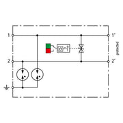 DEHN - Kombi-Ableiter für Informations-/MSR-Technik ÜS-Ableiter BCO CL2 BD HC10A 24
