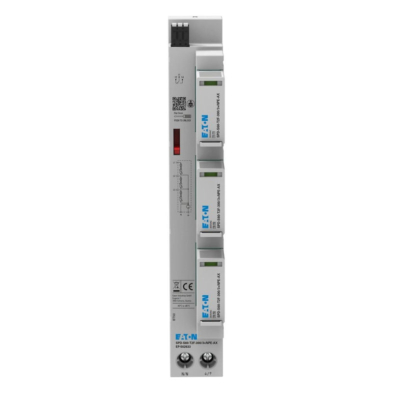 Eaton - Überspannungsableiter für Energietechnik/Stromversorgung Überspannungsableiter SPDS60T2F3003+NPE-AX T2F/NPE 60mm