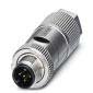 Phoenix Contact - Rundsteckverbinder, feldkonfektionierbar (Industriesteckverbinder) Sensor-/Aktor-Steckverb. SACC-MS-5QO #1413991 5-pol.St.gerade M12