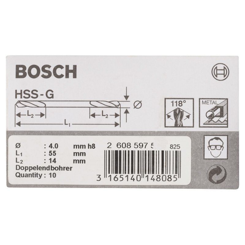 Bosch - Bohrer PRO Metal HSS-G 2608597588 Spiralbohrer mit
