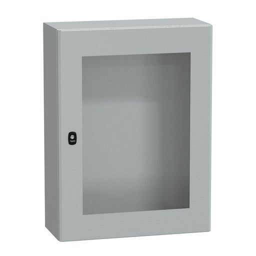 Schneider Electric - Gehäuse/Schaltschrank (leer) Wandschrank RAL 7035 NSYS3D8625T 800x600x250 Sichttür