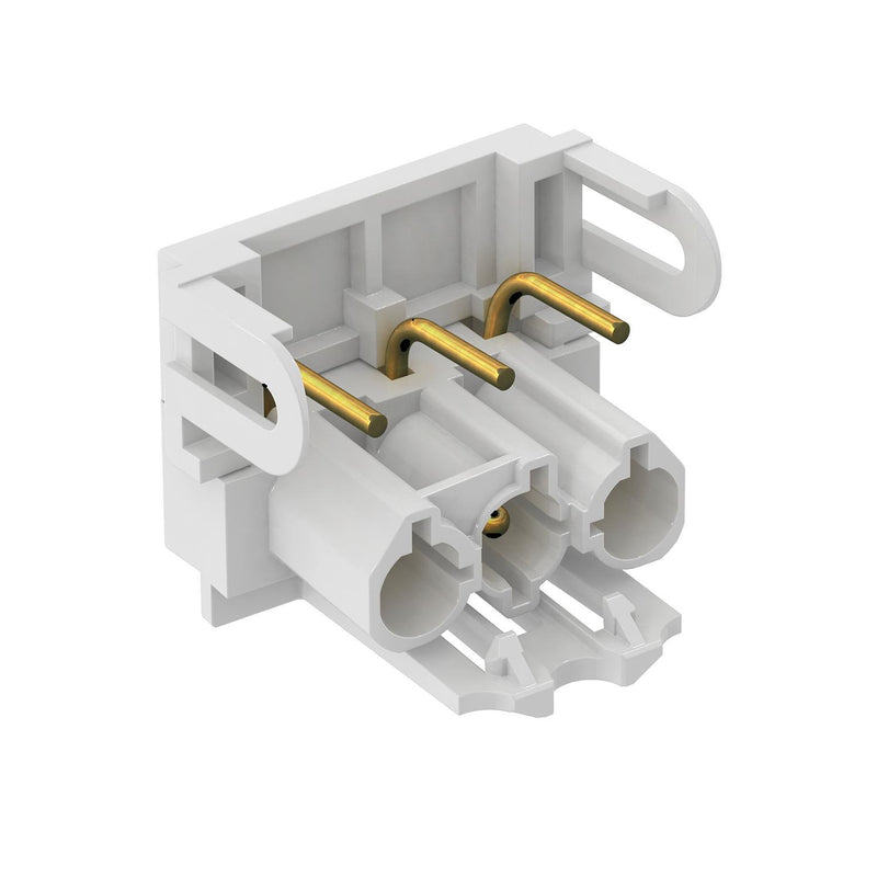 OBO Bettermann - Geräteanschluss für steckbare Gebäudeinstallation Steckerteil-Adapter STA-SKS SU1 W U-förmig − 10 Stück