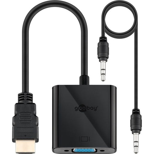 Goobay - Kommunikationstechnik-Adapter HDMI-/VGA-Adapter 68793 St(TypA)/VGA-Bu