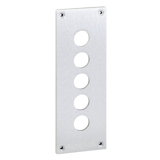 Schneider Electric - Einbauplatte für Befehlsgeräte Frontplatte XAPE305 IP65 5x22