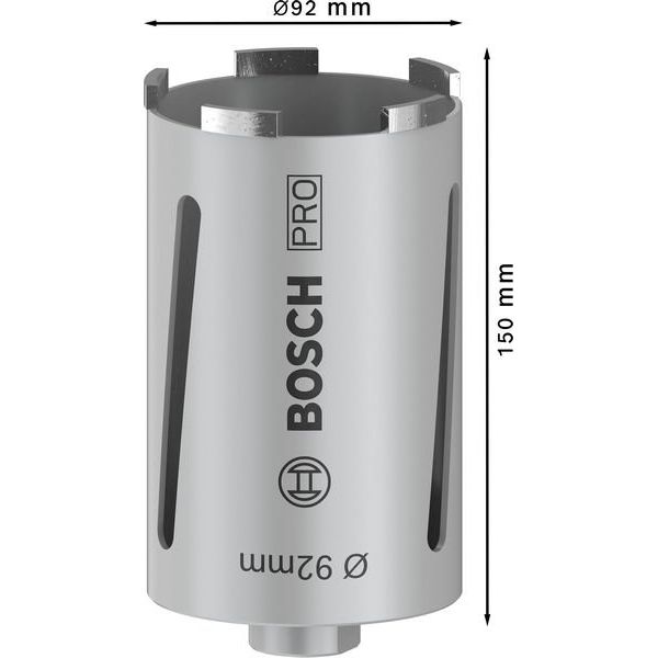 Bosch - Bohrkrone PRO Trockenbohrkrone, 92 x 2608587326 150 mm, G 1/2 Zoll