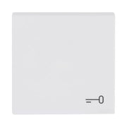 Busch-Jaeger - Abdeckung/Bedienelement für Installationsschalterprogramme Wippe mit Aufdruck 2520 TR-884 studioweiß matt