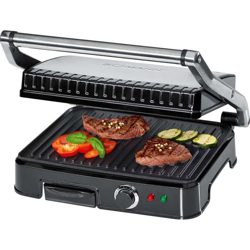 Bomann DA - Grillgerät Kontakt-Grill KG2242CB sw-inox 2000W − 3 Stück