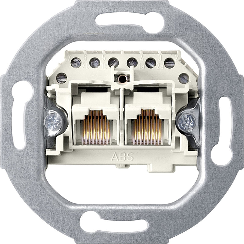 Merten - Einsatz/Abdeckung für Kommunikationstechnik Einsatz ws 465702 UAE 2x8