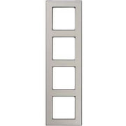 Peha - Abdeckrahmen Rahmen 4-fach D 20.674.222.702 Metall titan-alu