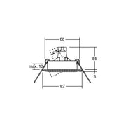 Brumberg Leuchten - Downlight/Strahler/Flutlicht NV-EB-Strahler 02-77018 50W GX5,3 chrom