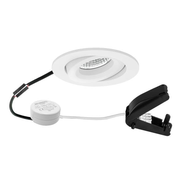 Brumberg Leuchten - Downlight/Strahler/Flutlicht LED-Einbaustrahler 230V 40478173 3000K, ws