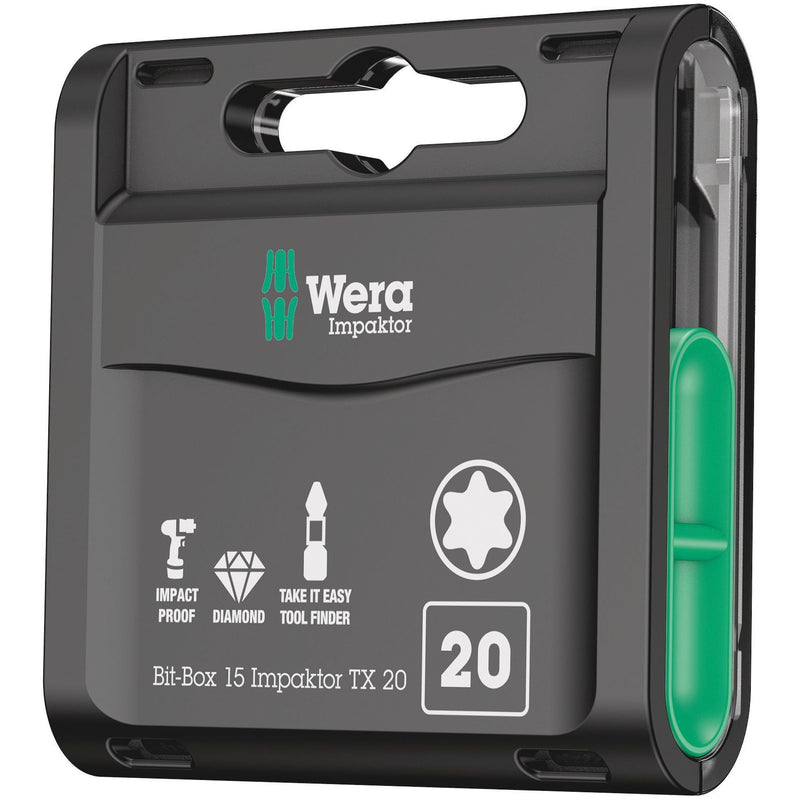 Wera - Bit-Set Bit-Box Impaktor 05057772001 15xTX 20x25