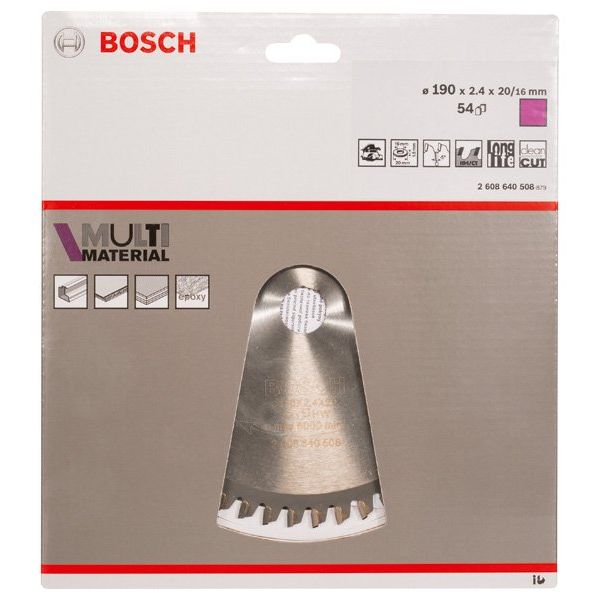 Bosch - Kreissägeblatt PRO Multi Material 2608640508 Kreissägeblatt 190 x