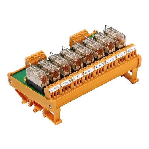 Weidmüller - Schaltrelais Koppelrelais 24VDC RSM 8R 24#1107761001 8 Wechsler − 1 Stück