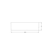 Ledvance - Mechanisches Zubehör/Ersatzteile für Leuchten Aufbaugehäuse DLSLIMALUFRAMED150 weiß