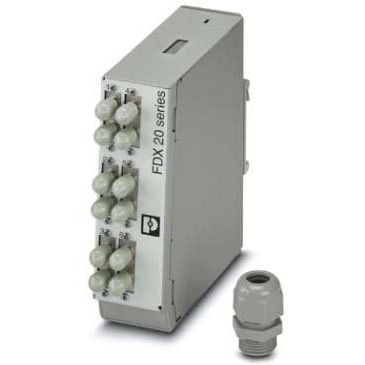 Phoenix Contact - System-Patchpanel LWL Spleißbox 6xST-D FOCFDX20PPSTD6OM1PT9 OM1 − 1 Stück