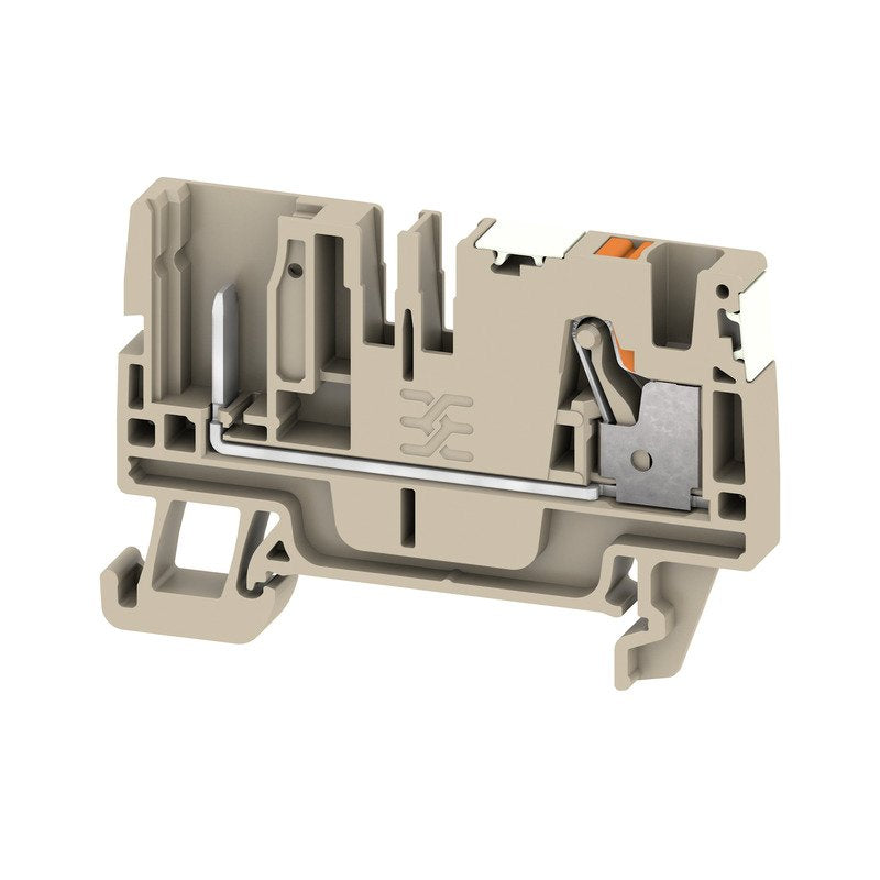 Weidmüller - Durchgangs-Reihenklemme Klemme APGTB 4 FT 2C/1 DL PUSH IN, 4 mm² − 100 Stück