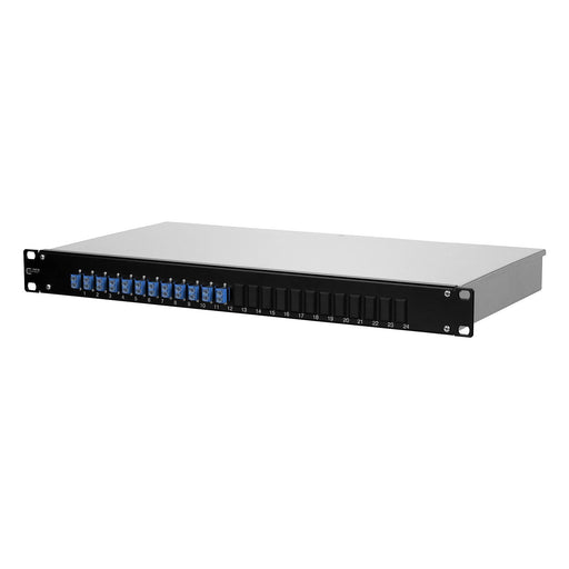 Metz Connect - Patchpanel LWL Patchfeld VIK 1502507412-B 12xLC-Duplex OS2 sw