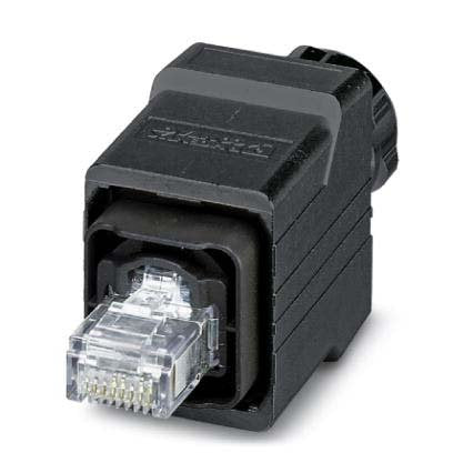 Phoenix Contact - Rechtecksteckverbinder, Set (Industriesteckverbinder) RJ45-Steckverbinder 1404142 − 1 Stück