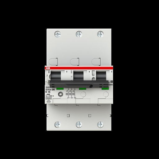 ABB Stotz S&J - Selektiver Hauptleitungsschutzschalter Haupleitungsschutzschalter S753DR-K16 16A K 25kA 3P