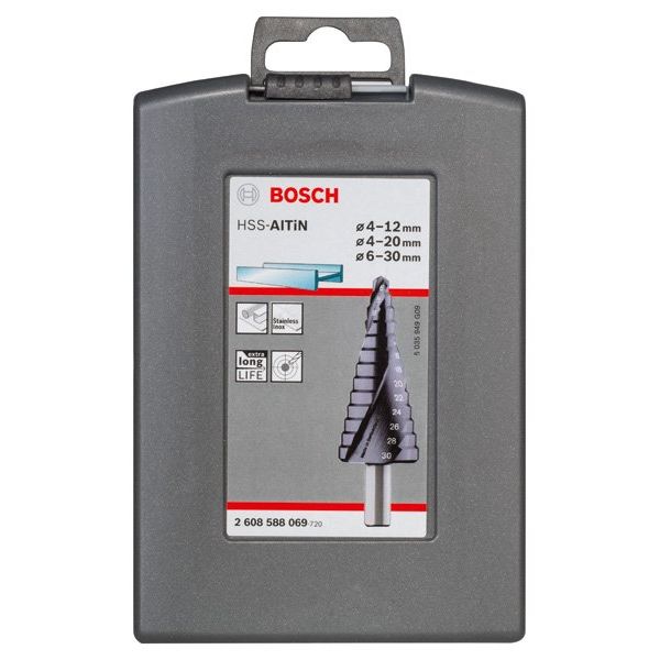 Bosch - Bohrer-Set HSS-AlTiN-Stufenbohrerset, 2608588069 3-tlg