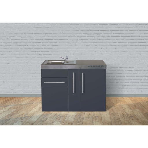 Stengel - Mini-Küche Miniküche Premiumline MPSG120ABliS Schiefergrau
