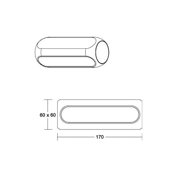 Brumberg Leuchten - Decken-/Wandleuchte LED-Wandleuchte 10115183 3000K