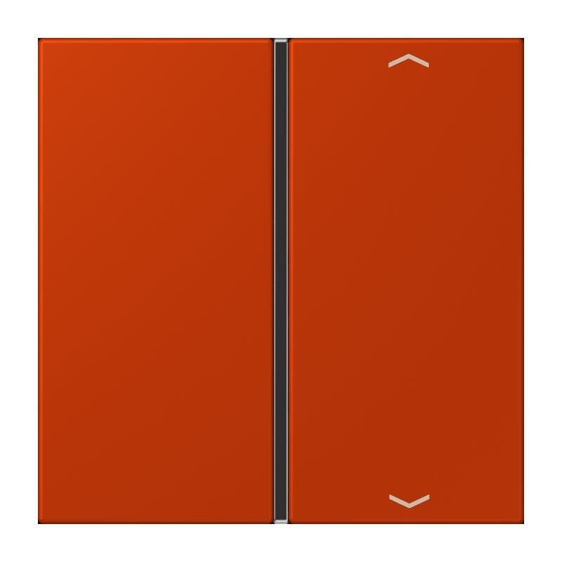 Jung - Abdeckung/Bedienelement für Installationsschalterprogramme Taste 1fach m. Pfeilsymb. LC 401 TSAP 244 rouge vermillon 59