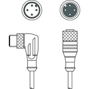 Leuze - Konfektioniertes Sensor-Aktor-Kabel Verbindungsleitung KDS U-M12-4#50130753
