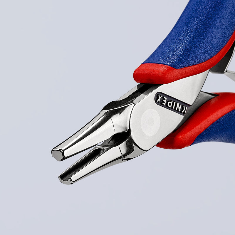 Knipex - Spezialwerkzeug für Kommunikationstechnik Elektron.-Bestückungszange 36 12 130 spiegelpoliert,130mm