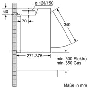 Bosch - Dunstabzugshaube Zwischenbauhaube DEM63AC00 Serie2