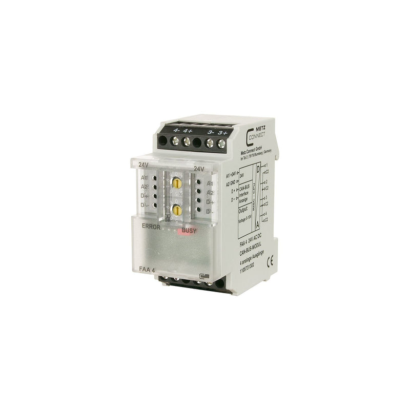 Metz Connect - Bussystem-Analogaktor Ausgangsmodul FAA 4, 24V AC/DC